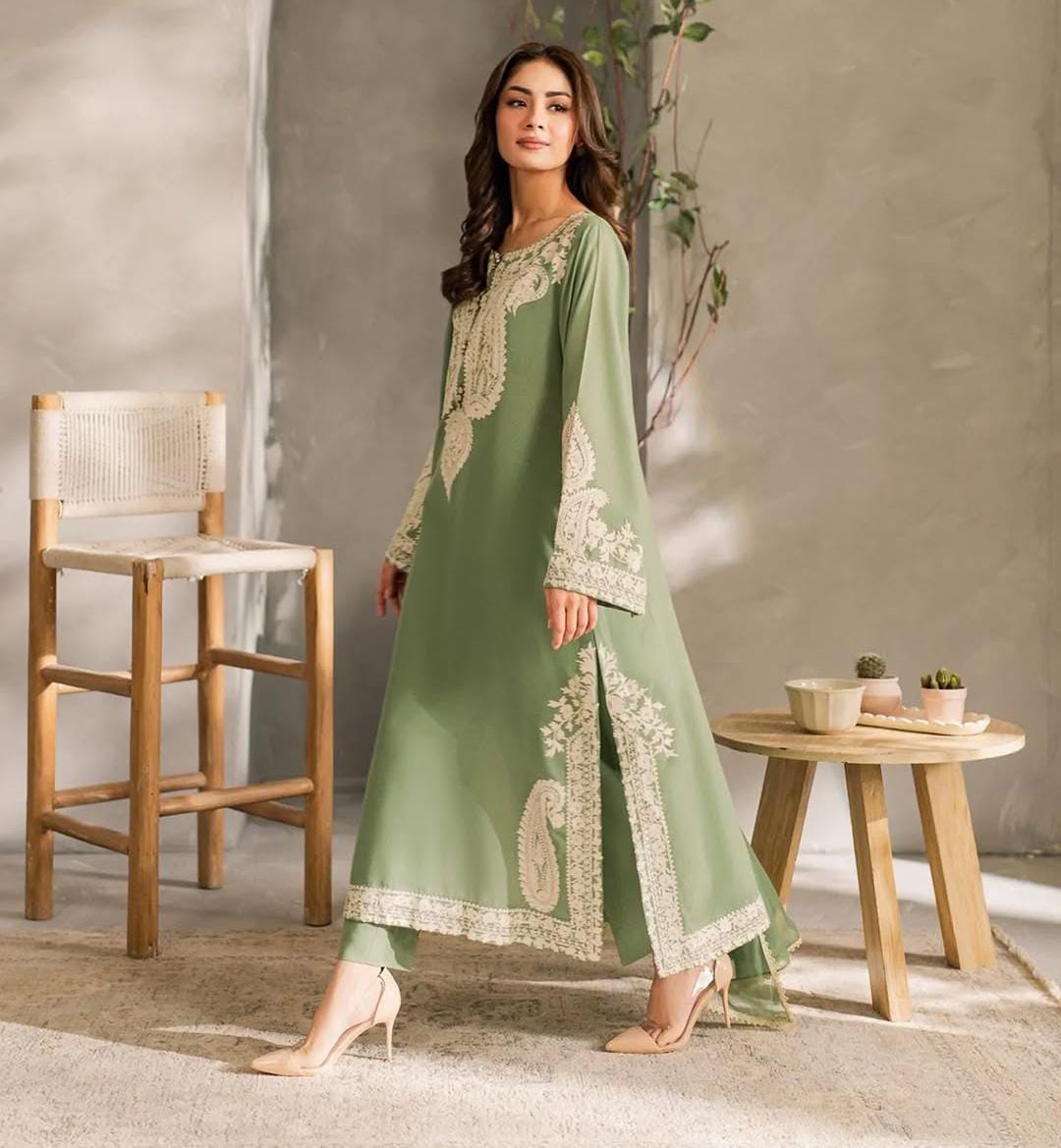Afreen Embroidered 3pc